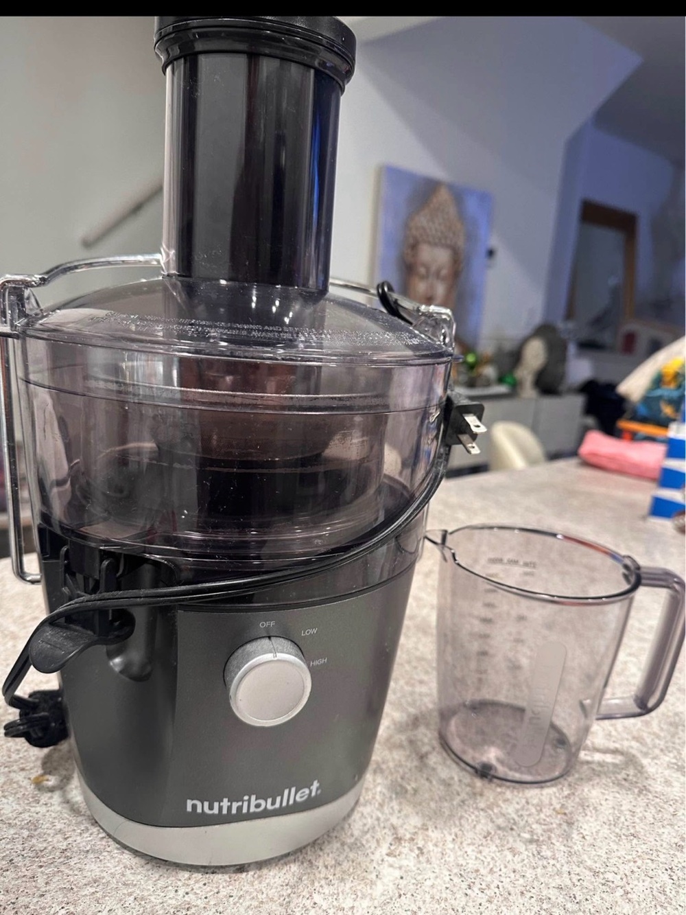 Nutribullet Black Home Juice Extractor with Measuring Cup